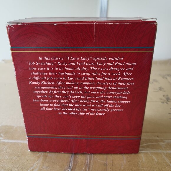 CARLTON CARDS "I Love Lucy" Candy Factory Antics Christmas Ornament "BIN B" - Picture 2 of 5